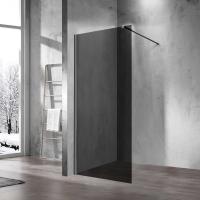 Душевые перегородки Walk-In    VSW-1H100CGGM 1000х2000 цвет вороненая сталь стекло тонированное Vincea