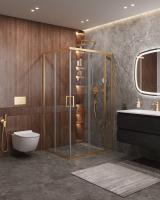 Душевой уголок, прямоугольный MOLVENO-AH-21-90+20-C-BORO-IV 1100x900x1950 Cezares