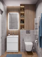 База под раковину напольная с двумя выкатными ящиками KRAFT-600-2C-PIA-BO BelBagno