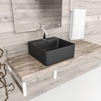 Раковина накладная ESBANO CIRCON-40 черная матовая