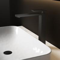 Смеситель для накладной раковины однорычажны цвет черный VBF-2DS2MB VINCEA