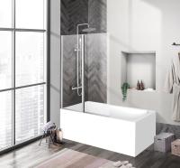 Шторка для ванной 1200x1500 UNO-V-2-120/150-C-Cr BELBAGNO