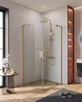 Душевой уголок прямоугольный.     SLIDER-AH-2-70/80-90/100-C-BORO (700-800)x(900-1000)x1950 Cezares