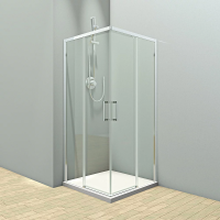 Душевой угол Veconi RV-47 Арт. RV47-100-01-C4 Стекло прозрачное/6 мм