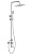 ROMANO Душевая стойка со смесителем для ванны, верхним и ручным душем, хром  ROMANO-VSCM-CRM BelBagno