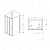 Душевой уголок RGW PA-73-1 (PA-13 + Z-060-2) прямоугольный  120* 90*195 0608731129-011 профиль Хром стекло Прозрачное 5 мм RGW